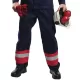 Pantaloni ignifugi, antistatici, protectie arc electric Bizflame Plus, Bleumarin si rosu Pantaloni ignifugi, antistatici, protectie arc electric Bizflame Plus, Bleumarin si rosu