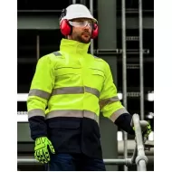 Jacheta de iarna ignifuga, antistatica, HiVis Multi-Norm [FR79], Galben si bleumarin