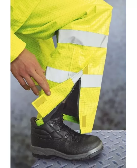 Pantaloni de protectie reflectorizanti, ignifugi si antistatici, Portocaliu Pantaloni de protectie reflectorizanti, ignifugi si antistatici, Portocaliu