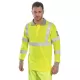 Tricou polo cu maneca lunga ignifug, antistatic, reflectorizant [FR77] Galben