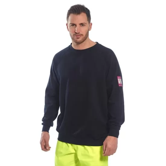 Hanorac cu maneca lunga, ignifug si antistatic [FR12] Bleumarin