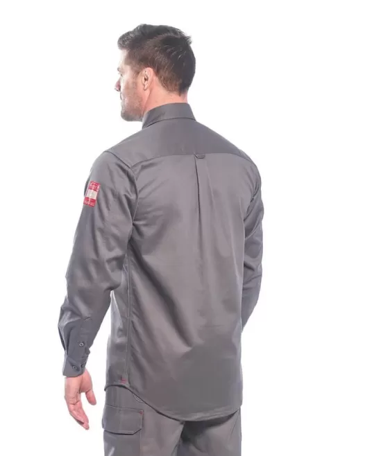 Camasa ignifuga cu protectie arc electric, Gri Camasa ignifuga cu protectie arc electric, Gri