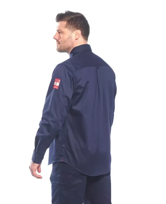 Camasa ignifuga cu protectie arc electric, Bleumarin Camasa ignifuga cu protectie arc electric, Bleumarin