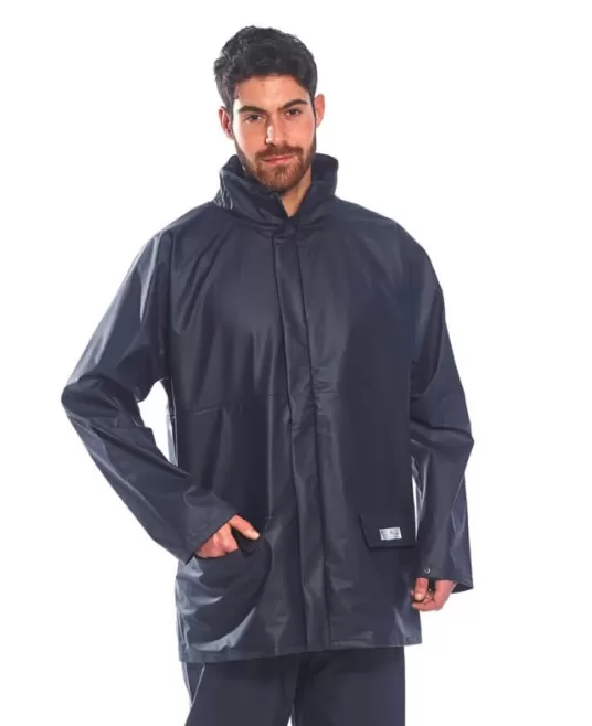 Jacheta de protectie ignifuga, antistatica, chimica, impermeabila [FR46] Bleumarin