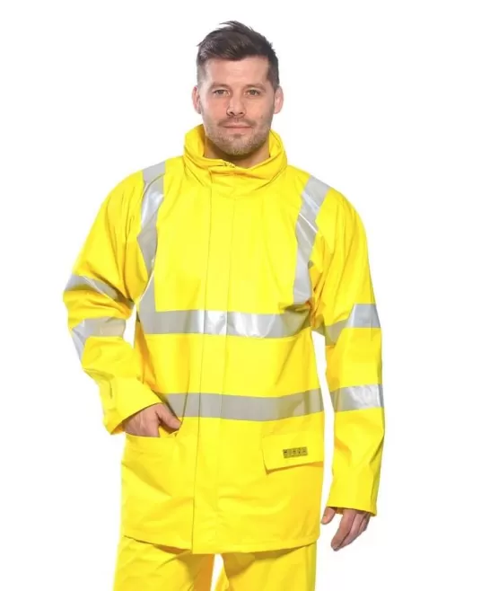 Jacheta de protectie ignifuga reflectorizanta, antistatica,chimica [FR41] Galben