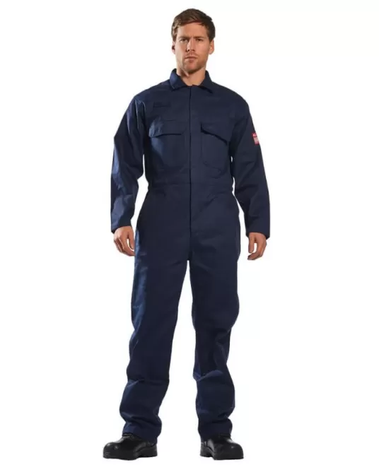 Combinezon de protectie ignifug, 330g/m2 [BIZ1] Bleumarin