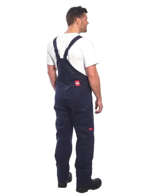 Salopeta ignifuga cu pieptar, rezistenta arc electric Bizweld [BIZ4] Bleumarin