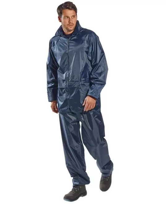 Costum de ploaie impermeabil, Bleumarin