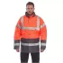 Jacheta Hi-Vis vatuită portocaliu-negru  reflectorizanta