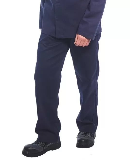 Pantaloni ignifugi sudori, protectie arc electric, Bleumarin