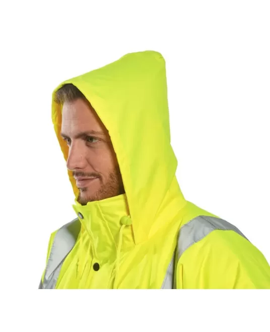 Jacheta vatuita HiVis, galben neon Jacheta vatuita HiVis, galben neon