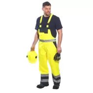 Salopeta vatuita HiVis impermeabila, Galben Salopeta vatuita HiVis impermeabila, Galben