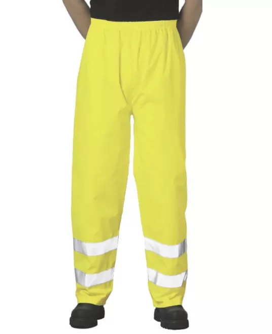 Pantaloni impermeabili reflectorizanti, inalta vizibilitate, Galben Pantaloni impermeabili reflectorizanti, inalta vizibilitate, Galben
