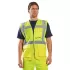 Vesta reflectorizanta HiVis cu fermoar, galben