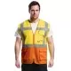 Vesta de protectie reflectorizanta, cu fermoar, galben-portocaliu, Galben si portocaliu Vesta de protectie reflectorizanta, cu fermoar, galben-portocaliu, Galben si portocaliu