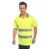 Tricou polo cu maneca scurta reflectorizant, HiVis, 175g/m2, Galben