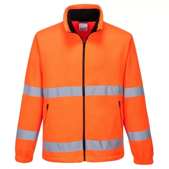 Fleece reflectorizant, inalta vizibilitate, rezistent la vant, 250g/m2 [F250] Portocaliu