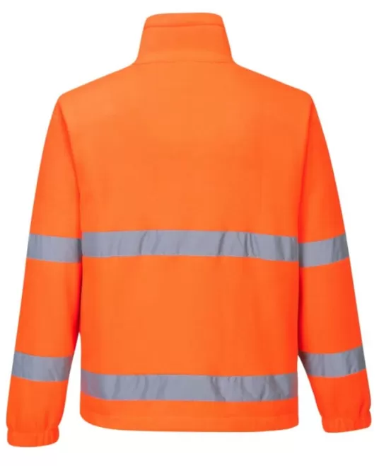Fleece reflectorizant, inalta vizibilitate, rezistent la vant, 250g/m2 [F250] Portocaliu