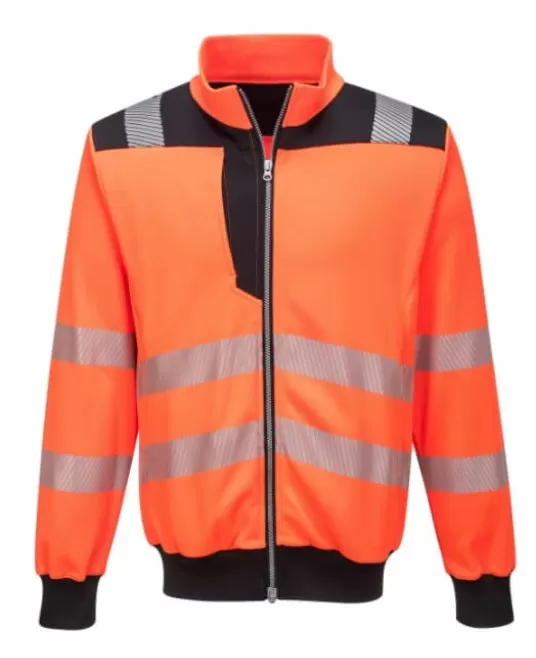 Jacheta HiVis reflectorizanta, calitate premium PW3 [PW370] Portocaliu si negru