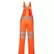 Salopeta de protectie cu pieptar reflectorizanta, HiVis, tercot 280g/m2 [RT43] Portocaliu