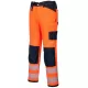 Pantaloni de protectie reflectorizanti, gama premium  PW3 [PW340] Portocaliu si bleumarin