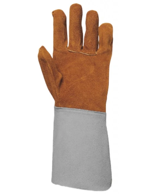 Manusi sudura TIG piele bovina, portocaliu