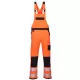 Pantaloni reflectorizanti Hi-Vis cu pieptar Bib & Brace, gama premium PW3 [PW344] Portocaliu si negru