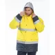 Jacheta vatuita reflectorizanta, 4 in 1, inalta vizibilitate, impermeabila, Galben si bleumarin Jacheta vatuita reflectorizanta, 4 in 1, inalta vizibilitate, impermeabila, Galben si bleumarin