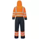 Combinezon vatuit reflectorizant, HiVis, Portocaliu si bleumarin Combinezon vatuit reflectorizant, HiVis, Portocaliu si bleumarin