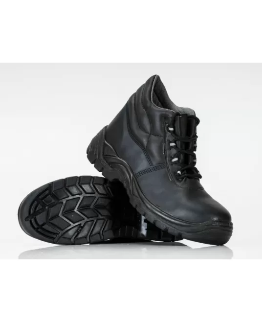 Bocanci de protectie, bombeu compozit si lamela, talpa PU/PU, S1P [FC10] Negru