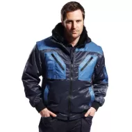 Jacheta 4 in 1 impermeabila, bleumarin-albastru