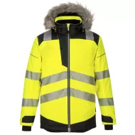 Jacheta vatuita premium HiVis reflectorizanta, galben si negru Jacheta vatuita premium HiVis reflectorizanta, galben si negru