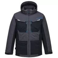 Jacheta vatuita premium, impermeabila si calduroasa Gri metalic