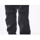 Pantaloni de lucru foarte rezistenti, buzunare pentru scule, tercot, 300g/m2, Negru Pantaloni de lucru foarte rezistenti, buzunare pentru scule, tercot, 300g/m2, Negru