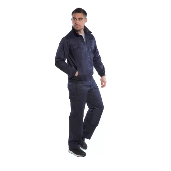 Pantaloni de lucru rezistenti, 11 buzunare, tercot, 245g/m2, regular, negru Pantaloni de lucru rezistenti, 11 buzunare, tercot, 245g/m2, regular, negru