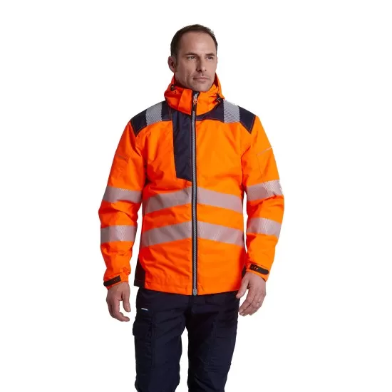 Jacheta vatuita premium HiVis, portocaliu negru Jacheta vatuita premium HiVis, portocaliu negru
