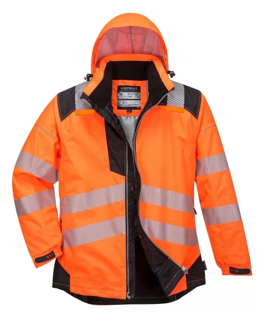 Jacheta vatuita premium HiVis, portocaliu negru Jacheta vatuita premium HiVis, portocaliu negru