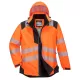 Jacheta vatuita premium HiVis, portocaliu negru Jacheta vatuita premium HiVis, portocaliu negru