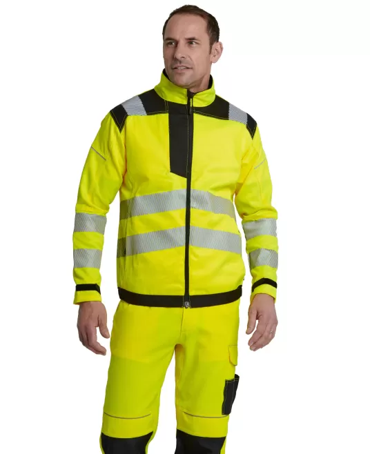 Jacheta de lucru reflectorizanta, inalta vizibilitate, gama premium PW3 [T500] Galben