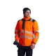 Jacheta premium softshell HiVis reflectorizant PW3, Portocaliu negru Jacheta premium softshell HiVis reflectorizant PW3, Portocaliu negru