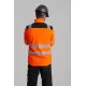 Jacheta premium softshell HiVis reflectorizant PW3, Portocaliu negru Jacheta premium softshell HiVis reflectorizant PW3, Portocaliu negru