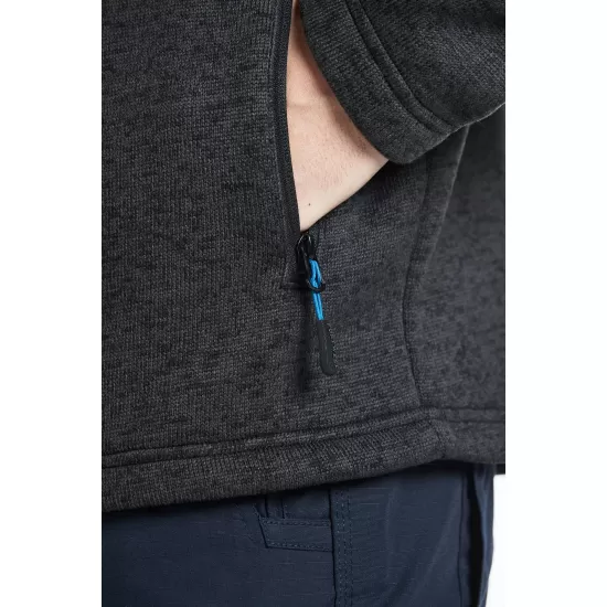Fleece calduros, rezistent la uzura, nu se scamoseaza, colectia KX3 [T830] Gri