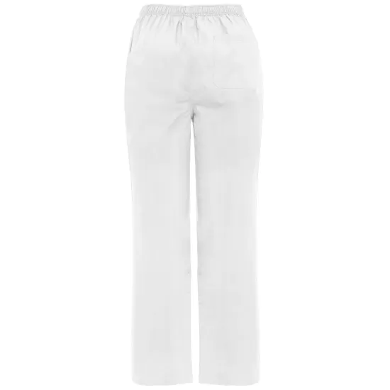 Pantaloni subtiri industria alimentara sau Curatenie, tercot 160g/m2, alb Pantaloni subtiri industria alimentara sau Curatenie, tercot 160g/m2, alb