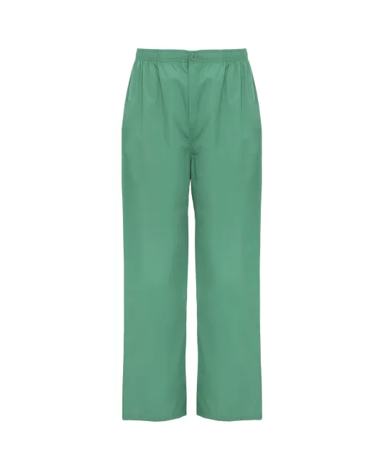 Pantaloni subtiri industria alimentara sau Curatenie, tercot 160g/m2, verzi