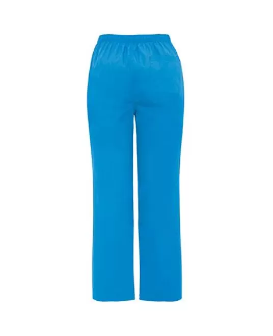 Pantaloni subtiri industria alimentara sau Curatenie, tercot 160g/m2,  albastru azuriu