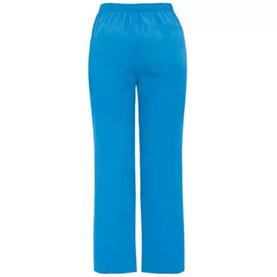Pantaloni subtiri industria alimentara sau Curatenie, tercot 160g/m2, albastru azuriu Pantaloni subtiri industria alimentara sau Curatenie, tercot 160g/m2, albastru azuriu