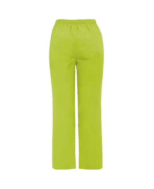 Pantaloni subtiri industria alimentara sau Curatenie, tercot 160g/m2, verde fistic 