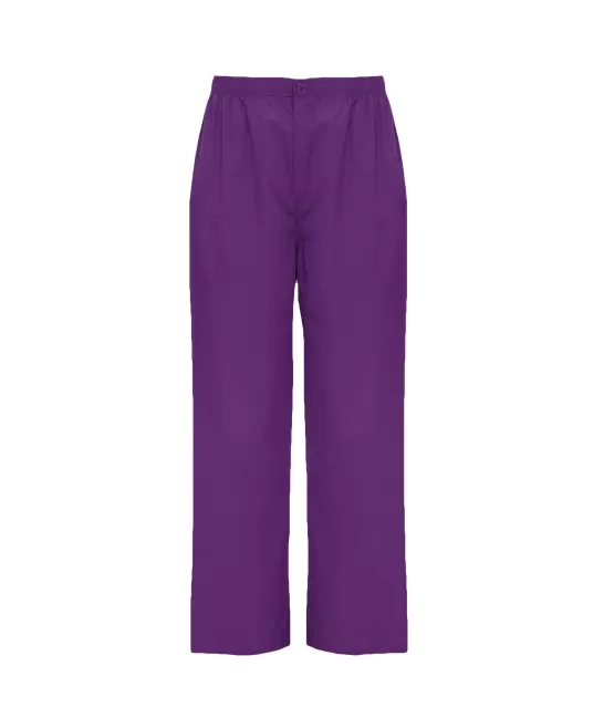 Pantaloni subtiri industria alimentara sau Curatenie, tercot 160g/m2,  mov Pantaloni subtiri industria alimentara sau Curatenie, tercot 160g/m2,  mov