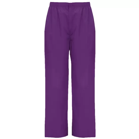 Pantaloni subtiri industria alimentara sau Curatenie, tercot 160g/m2, mov Pantaloni subtiri industria alimentara sau Curatenie, tercot 160g/m2, mov
