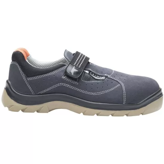 Sandale de protectie S1 cu bombeu, gri Sandale de protectie S1 cu bombeu, gri
